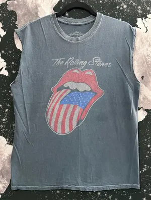The Rolling Stones Rock Band Sleeveless Shirt thumbnail 1