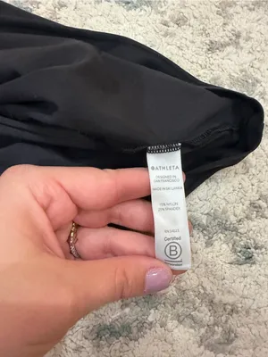 Athleta 2X Black Lightweight Racerback Tank Top Athletic Activewear thumbnail 6