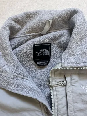 North Face Light Grey Fleece Jacket thumbnail 2