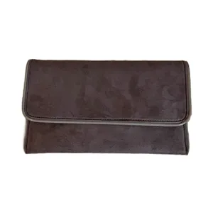 Lulus Purse Brown Clutch Crossbody Brown Foldover Removable Chain Strap NWT thumbnail 2