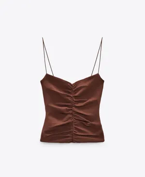Zara Expresso Brown Tank thumbnail 4