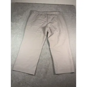 NWT abercrombie beige wide leg dress pants pleated 35/20R Curve Love Plus Sloane thumbnail 7