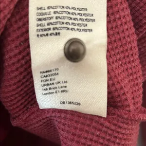 Anthropologie Pilcro v neck waffle henley sz L thumbnail 6