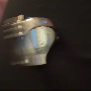 Womens Vintage Ring Size 6 Faux Turquoise Stone On Silver Ornate Rectangle thumbnail 5