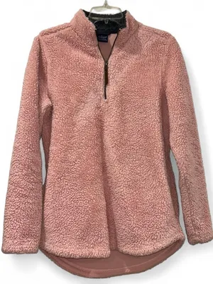 Charles River Pink Sherpa Sweatshirt Women's Small thumbnail 1