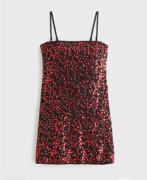 Abercrombie The Scarlett Strapless Sequin Skort thumbnail 4