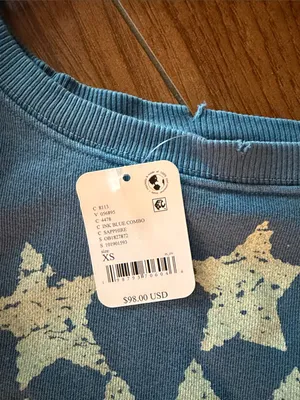 Free People Camden Graphic Starburst Sweatshirt- size XS thumbnail 5