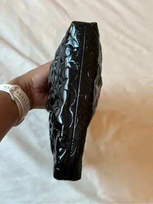 COACH | Signature C Black Patent Leather Wristlet thumbnail 5
