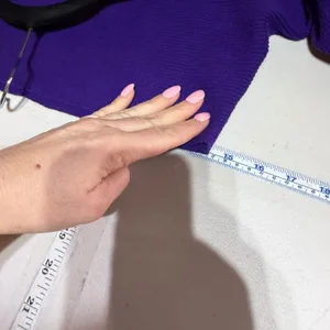 Lauren Ralph Lauren Sweater‎ Womens S Purple Batwing Ribbed Boatneck Minimalist thumbnail 9