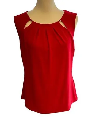 Tommy Hilfiger Red Top Size Medium thumbnail 1