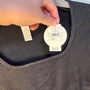 Offline by Aerie Black Ribbed Crop Medium Fitted Long Sleeve Contemporary Boho thumbnail 8