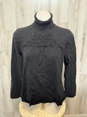 Black turtle neck sweater Black Size XL thumbnail 1