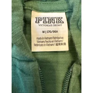 Vintage y2k PINK Victoria's Secret Full Zip Hoodie Sweatshirt Womens‎ Medium thumbnail 4