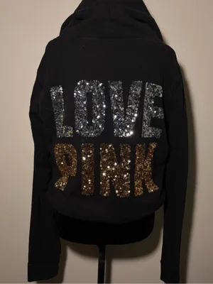 Victoria’s Secret PINK Sequin Jacket Size Large thumbnail 1