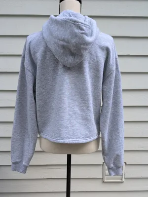 NBA Boston Celtics Grey Cropped Hoodie thumbnail 5