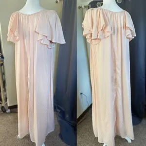 Free People Savannah Rose Midi Dress Womens Small Pink Embroidered‎ Boho NWT thumbnail 3