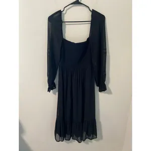 Wilfred Tempest Smocked Dress Black Size Small thumbnail 2