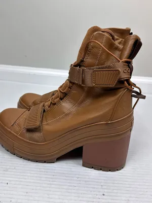 Converse Chuck Taylor All Star GR82 Platform Boots •Women 8.5• Tan 570529C EXC thumbnail 6