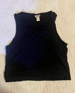 Mossimo Supply Co Tie Front Cropped tank thumbnail 1