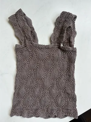 Brown Free People Love Letter Cami thumbnail 3