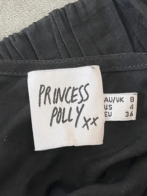 Princess Polly Passion Mini Dress Black thumbnail 4
