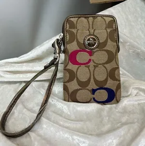 coach wristlet wallet coin purse thumbnail 1