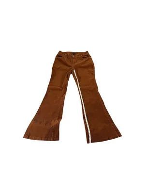 Windsor Brown Corduroy Flare Pants Womens L Bell Bottom 70s Y2K Boho thumbnail 7