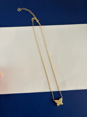 Kendra Scott Necklace Elisa Gold Pendant thumbnail 3