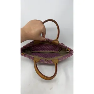 vintage dooney and bourke pink DB signature shoulder bag WEAR TO CORNERS , Y2K thumbnail 7