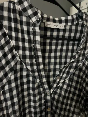 Petal & Pup Black and White Gingham Mini Dress thumbnail 5