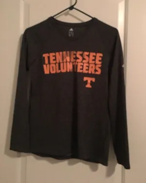 Tennessee Volunteers ADIDAS Climate Athletic Long Sleeve Shirt Women's Size S thumbnail 1