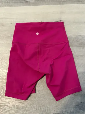 Lululemon Wunder Train 6” Biker Shorts Rippened Raspberry thumbnail 2