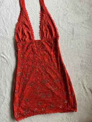 Outcast Clothing Shaelea Mini Dress Tangerine thumbnail 7