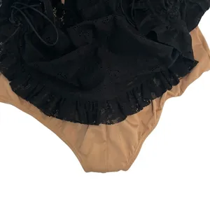 For Love And Lemons Gracie Lace Slip Dress Black Sheer Dark Romantic Corset S thumbnail 11