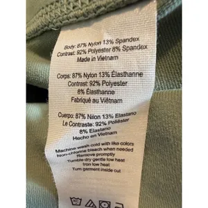 ALO Yoga Entwine Leggings‎ Sage Green Lace-Up Cutout Size S thumbnail 8