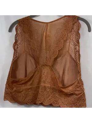 Zenana Outfitters Racey Lace Bralette 2X Brown NWT thumbnail 8