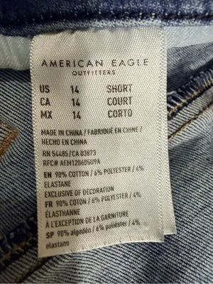 American Eagle curvy high rise jegging jeans size 14 short thumbnail 8