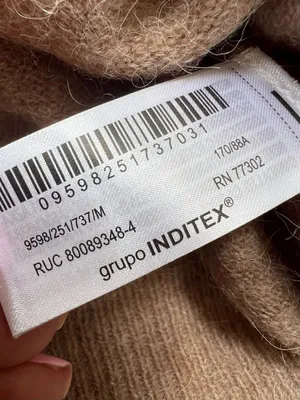 Zara Women's NWT Alpaca and Wool Blend Brown Crew Neck Sweater Size Medium thumbnail 9