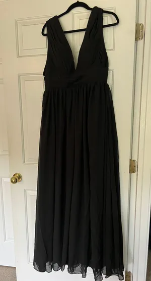 Black Maxi Dress Size 8 thumbnail 1