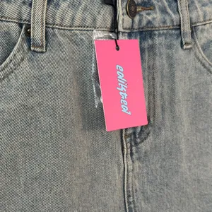 Edikted Light Blue Denim Mini Skirt thumbnail 3
