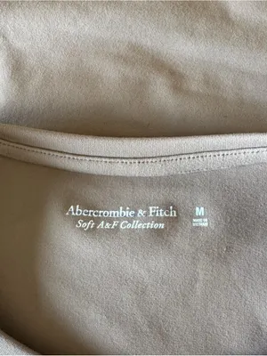 Abercrombie - Soft A&F Sleeveless Bodysuit Taupe Beige Sz M thumbnail 5