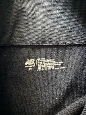 New Balance Black Biker Shorts Ribbed thumbnail 3
