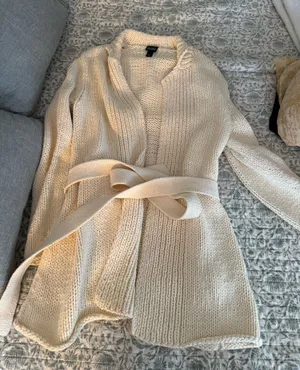 Belted knit cardigan thumbnail 1