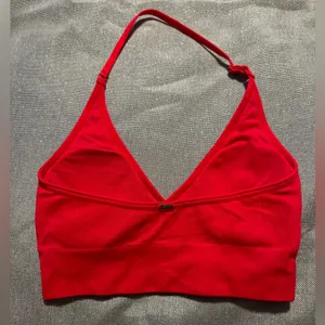 PINK Victoria's Secret Red Halter Bralette thumbnail 2