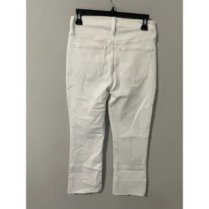 New J.Crew 9" Demi Bootcut White Denim Jeans Size 27 thumbnail 3