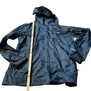 Columbia Mens Omni-Tech Waterproof Jacket Size XL Black thumbnail 4