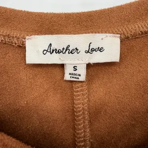 Another Love Demi Dress Womens S Brown Faux Suede Boho Minimalist Western Earthy thumbnail 5