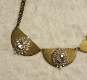 Costume Fashion Jewelry Rhinestone Necklace thumbnail 3