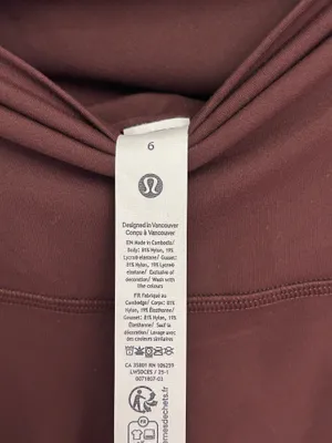 Lululemon Align High Rise leggings with pockets 25” size 6 Lava Cake NWT thumbnail 5