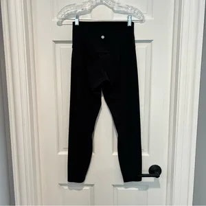 Lululemon Align High-Rise Pant 25" Black Leggings Size 6 W5CTAS thumbnail 5
